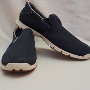 L.L.Bean Blue Canvas Slip on Sneakers,  9M